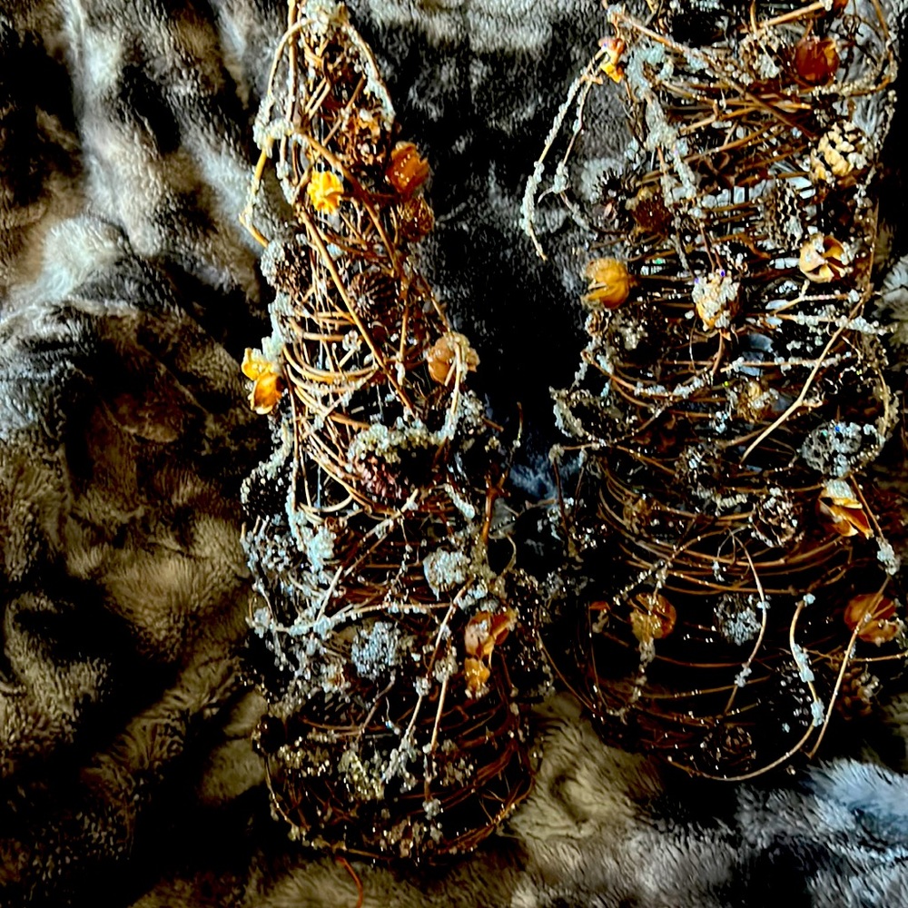 Set of 2 Winter TreesPartylite